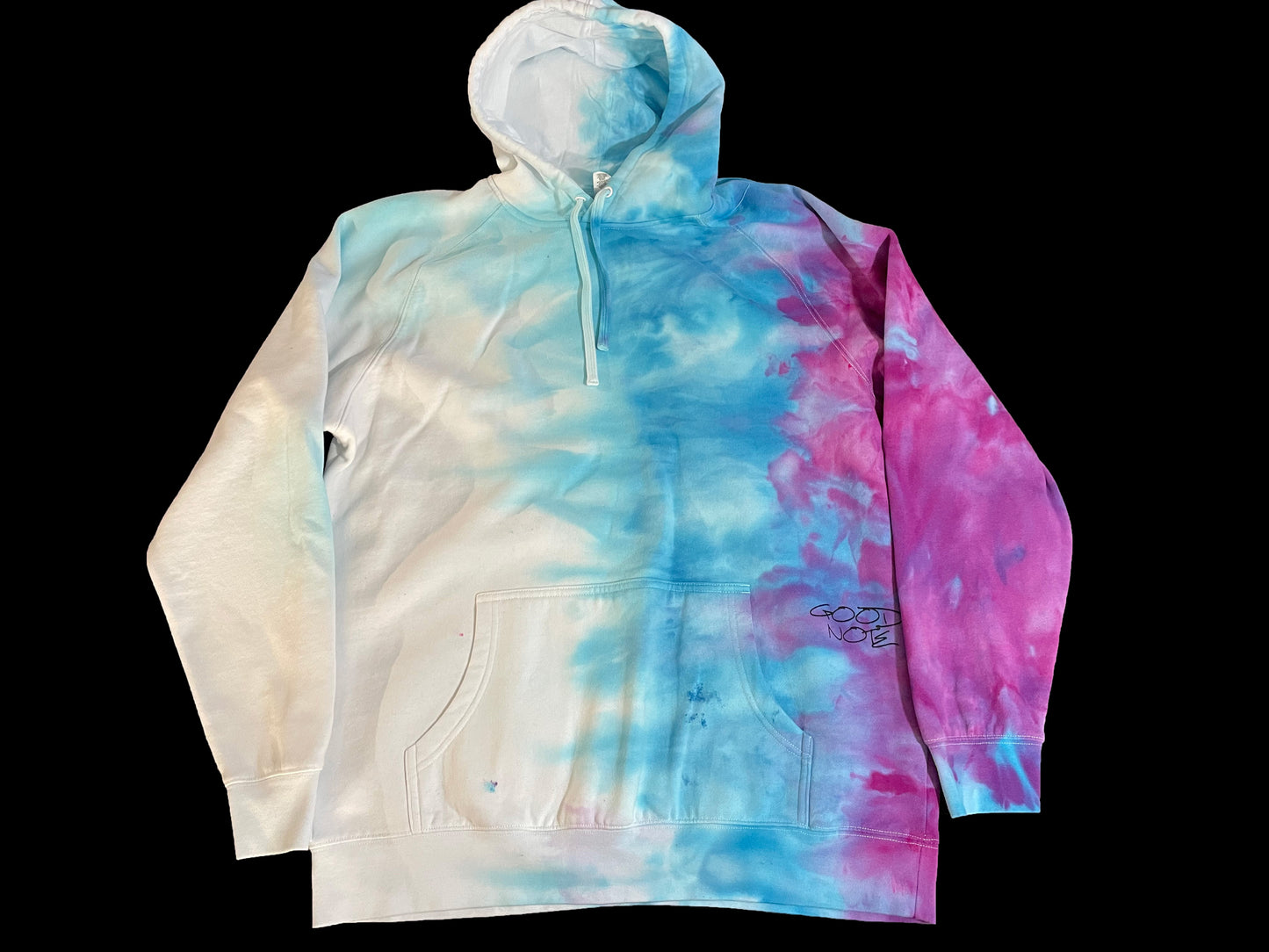 Split White Hoodie