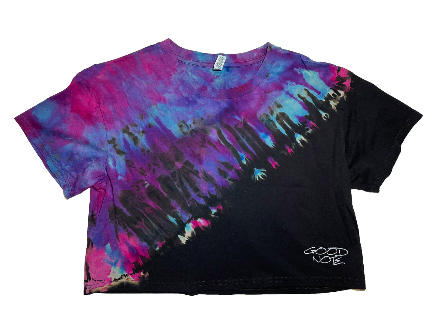 Crop Top Diagonal Tee