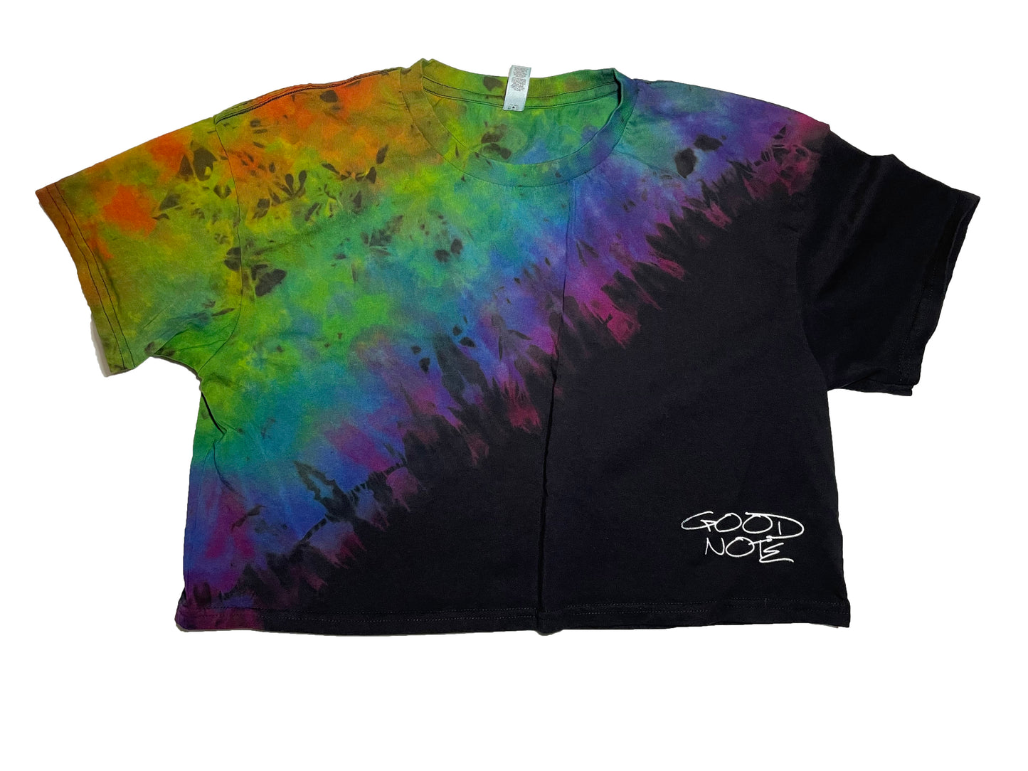 Crop Top Diagonal Tee