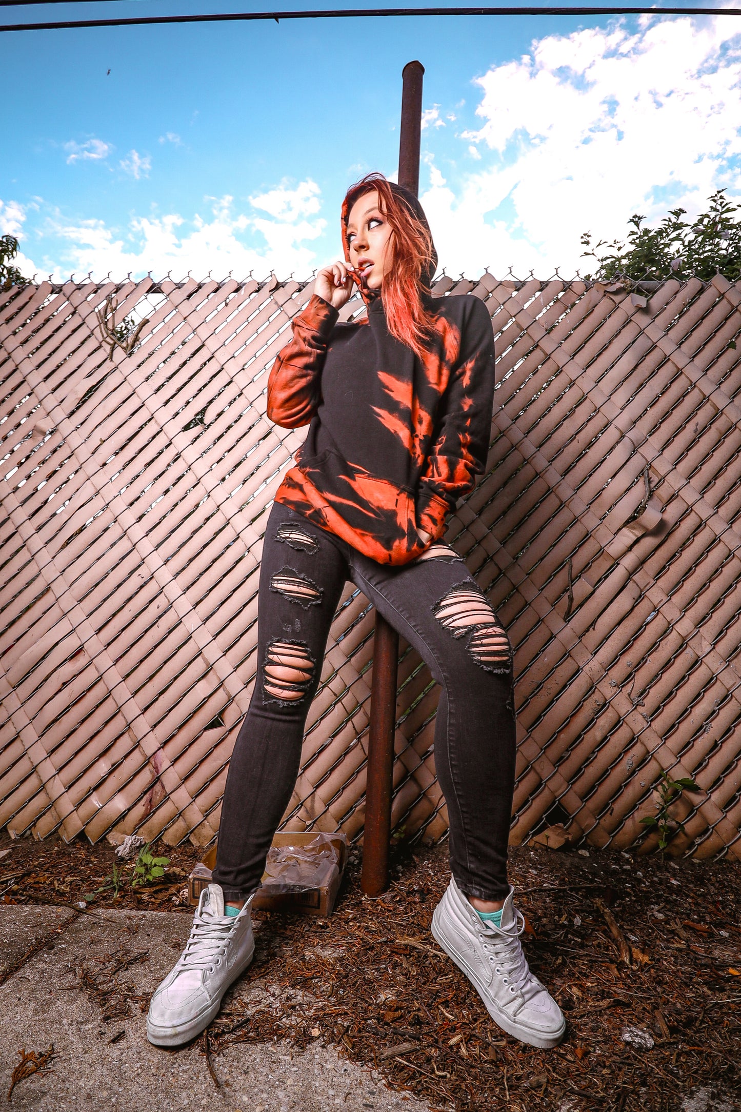 Half Spiral Hoodie
