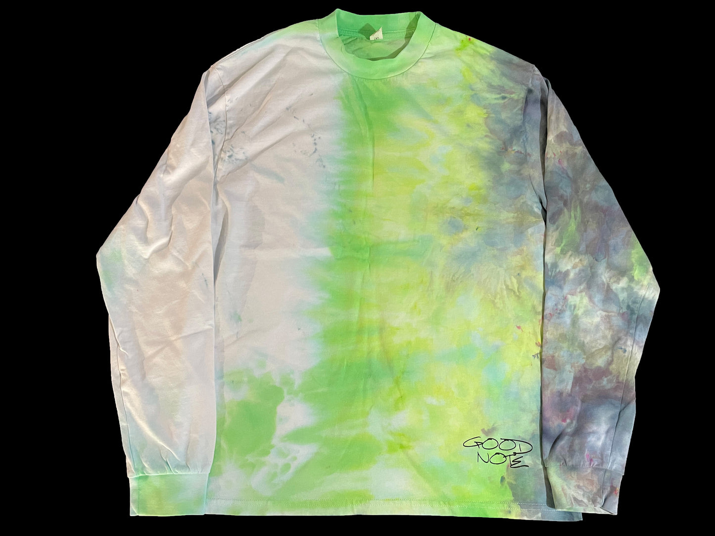 Split Long Sleeve White Tee