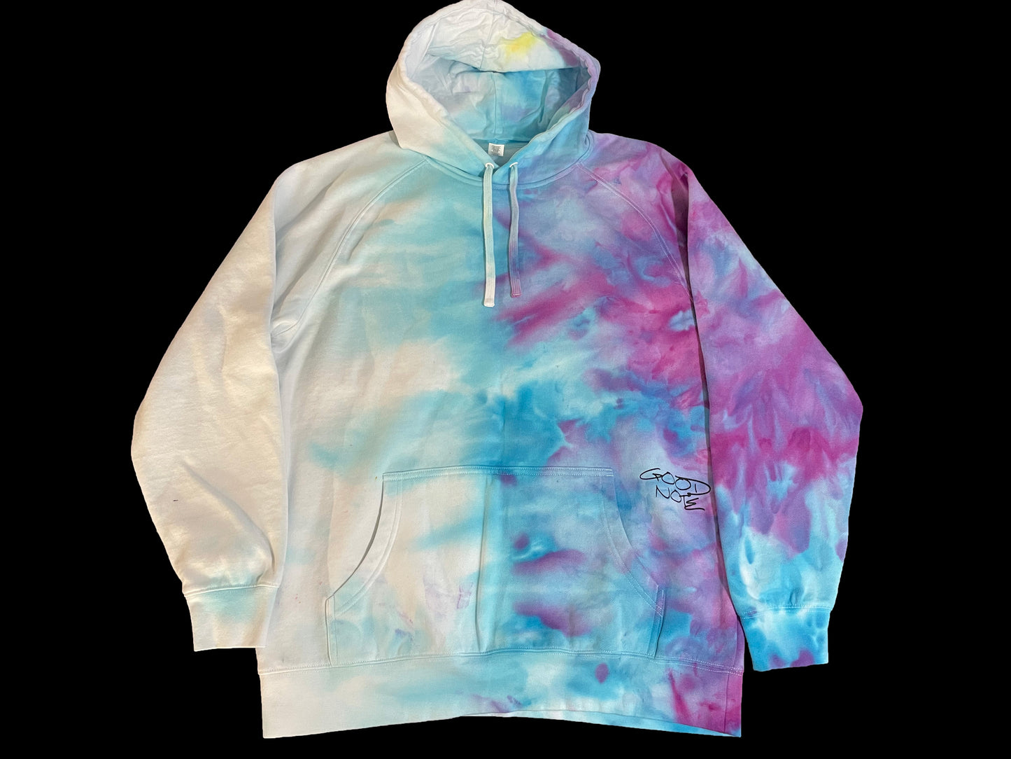 Split White Hoodie