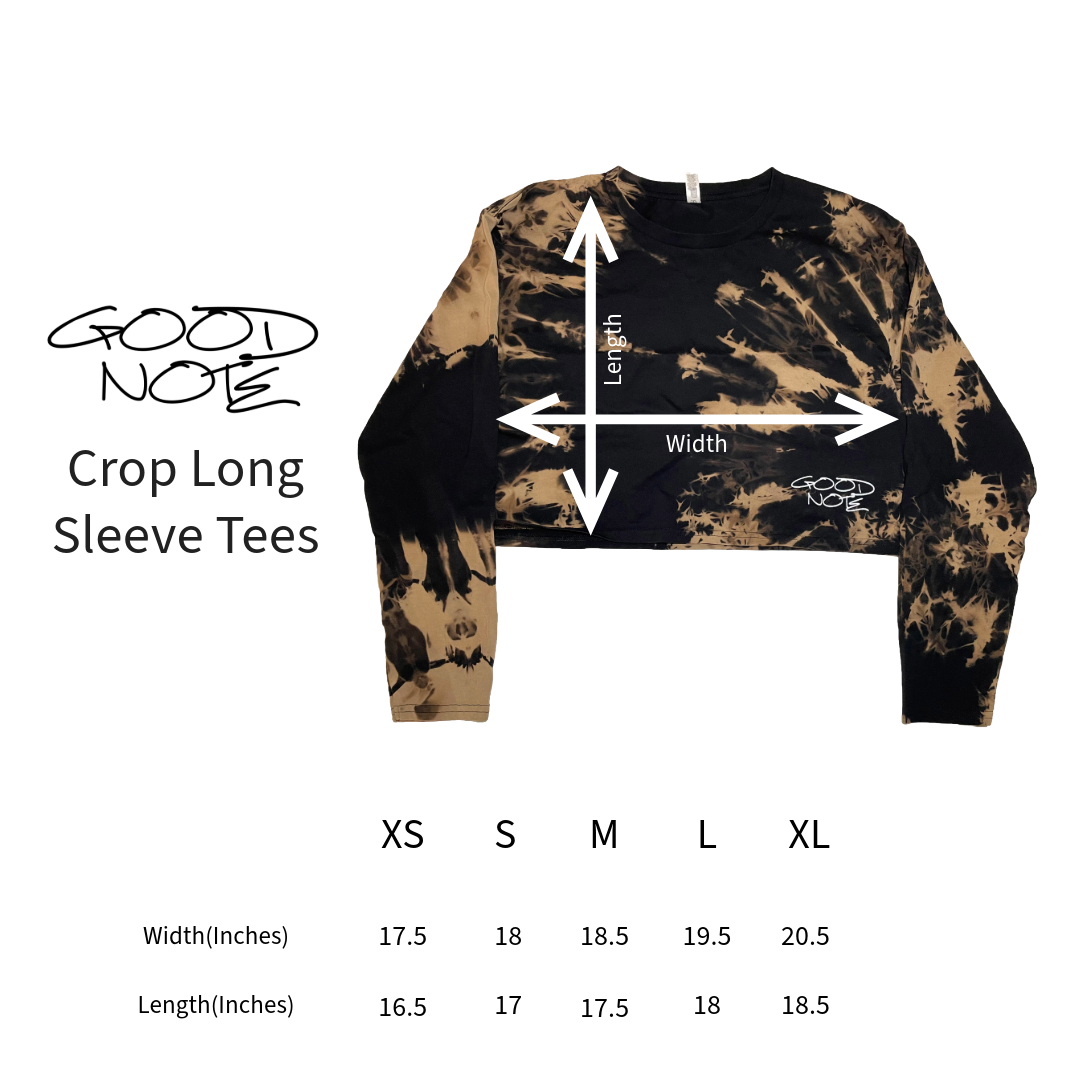 Crop Top No Dye Long Sleeve