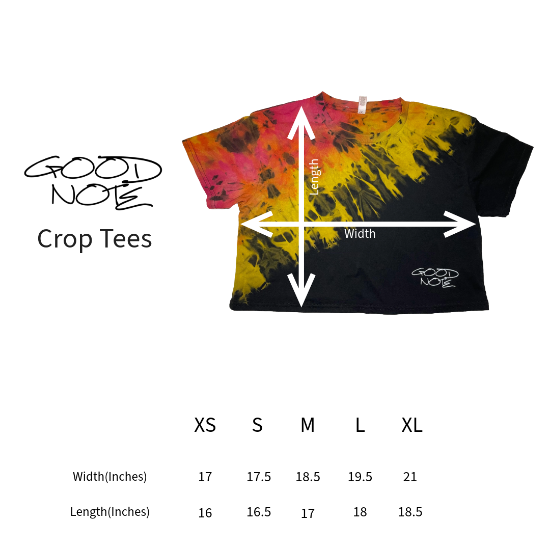 Crop Top Diagonal Tee