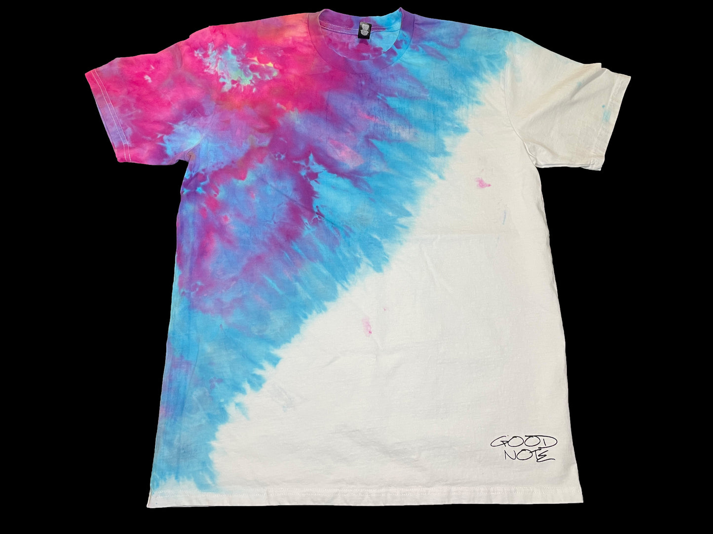 Diagonal White Tee