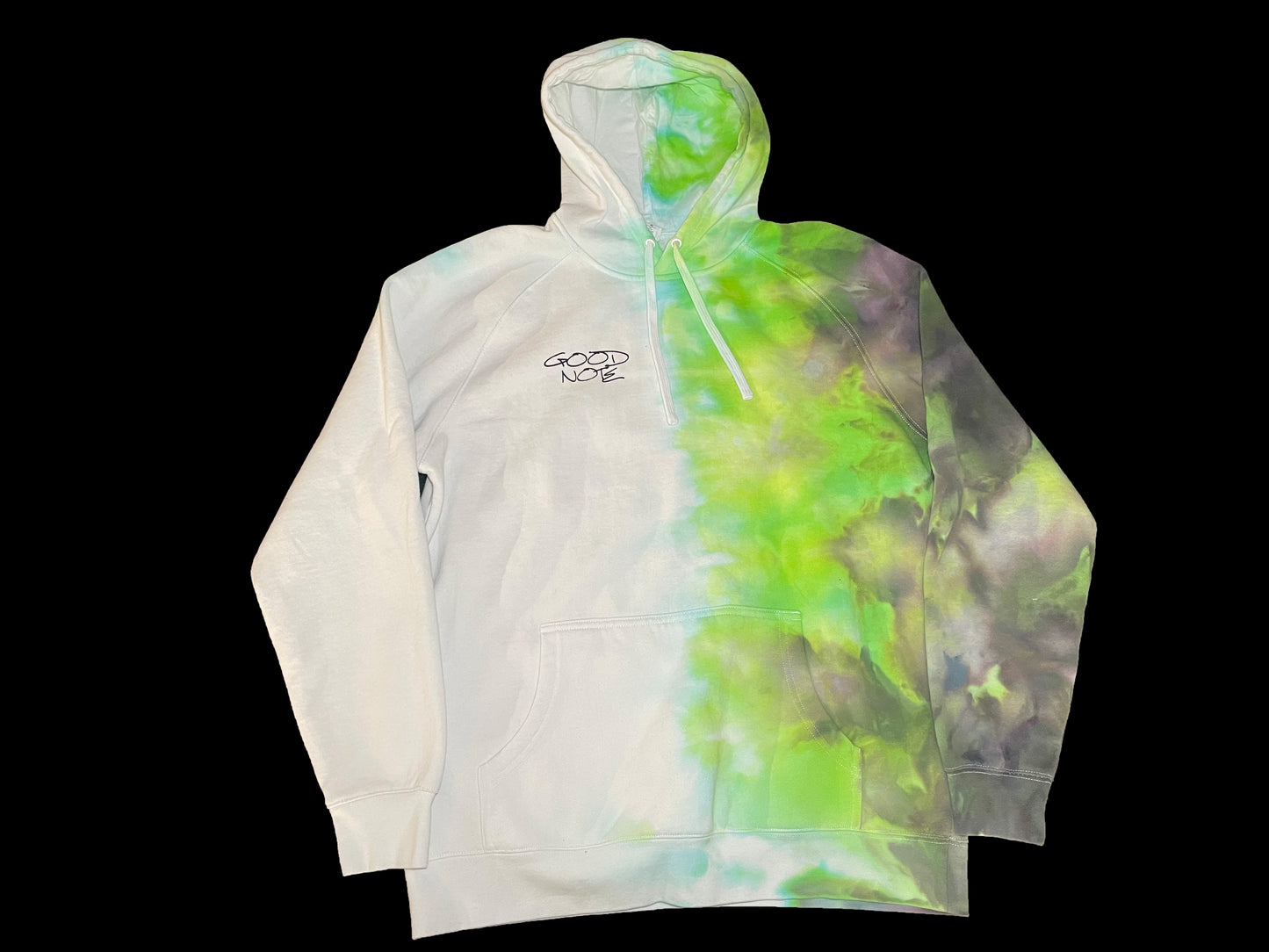 Split White Hoodie