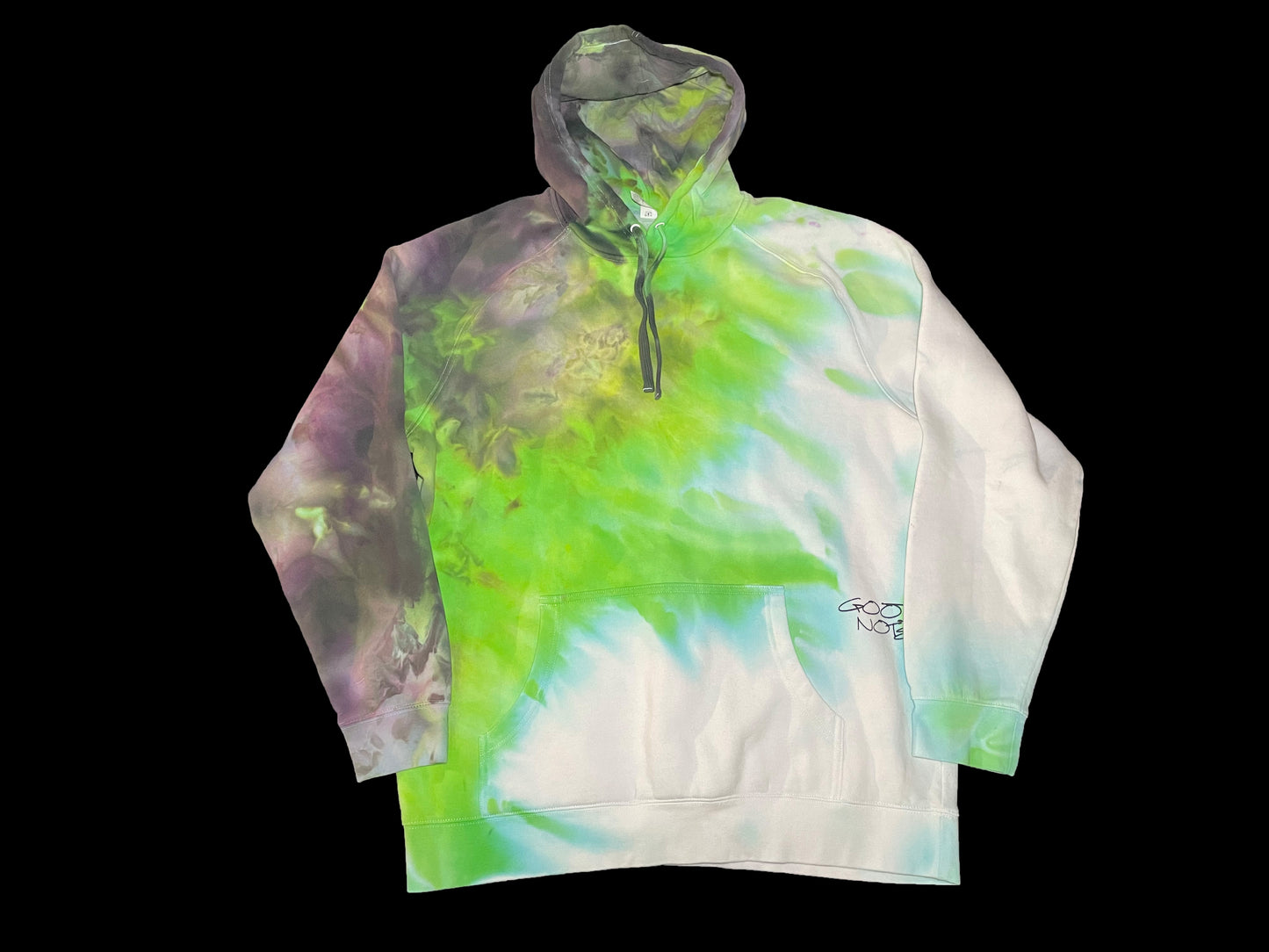 Diagonal White Hoodie
